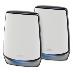 NETGEAR Orbi RBK852 AX6000 WiFi 6 Mesh System Tri-band (2.4 GHz / 5 GHz / 5 GHz) Wi-Fi 6 (802.11ax) Grey, White 8 Internal