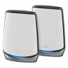 NETGEAR Orbi RBK852 AX6000 WiFi 6 Mesh System Tri-band (2.4 GHz / 5 GHz / 5 GHz) Wi-Fi 6 (802.11ax) Grey, White 8 Internal