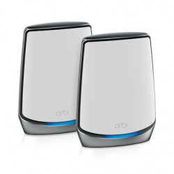 NETGEAR Orbi RBK853 AX6000 WiFi 6 Mesh System Tri-band (2.4 GHz / 5 GHz / 5 GHz) Wi-Fi 6 (802.11ax) Grey 4 Internal