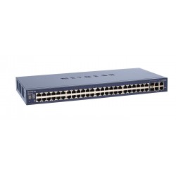 NETGEAR ProSafe 48 Port 10/100 Stackable Smart Switch + 4 Gigabit Ports
