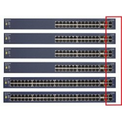 NETGEAR ProSafe 48 Port 10/100 Stackable Smart Switch + 4 Gigabit Ports