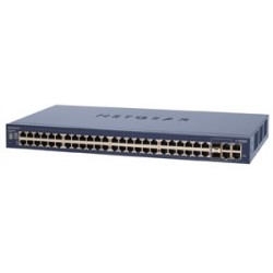 NETGEAR ProSafe 48 Port 10/100 Stackable Smart Switch + 4 Gigabit Ports