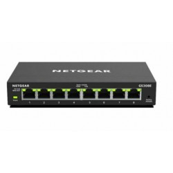 NETGEAR GS308E Managed Gigabit Ethernet (10/100/1000) Black