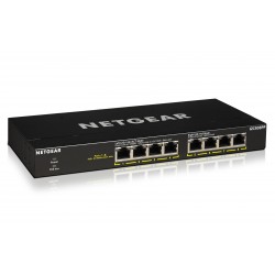 NETGEAR GS308PP Unmanaged Gigabit Ethernet (10/100/1000) Power over Ethernet (PoE) Black