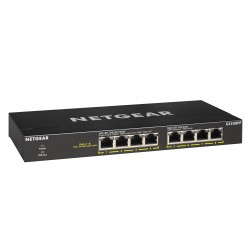 NETGEAR GS308PP Unmanaged Gigabit Ethernet (10/100/1000) Power over Ethernet (PoE) Black