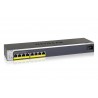 NETGEAR GS408EPP Managed L2 Gigabit Ethernet (10/100/1000) Power over Ethernet (PoE) Black, Grey