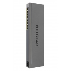 NETGEAR GS408EPP Managed L2 Gigabit Ethernet (10/100/1000) Power over Ethernet (PoE) Black, Grey