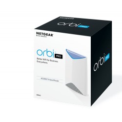 NETGEAR Orbi Pro wireless router Gigabit Ethernet Tri-band (2.4 GHz / 5 GHz / 5 GHz) White