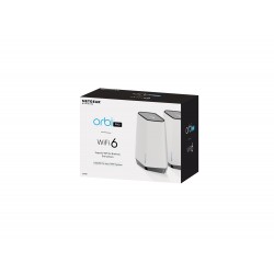 NETGEAR Orbi Pro WiFi 6 Tri-band Mesh System (SXK80) Tri-band (2.4 GHz / 5 GHz / 5 GHz) Wi-Fi 6 (802.11ax) Grey, White 9 Interna
