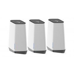 NETGEAR Orbi Pro WiFi 6 Tri-band Mesh System (SXK80B3) Tri-band (2.4 GHz / 5 GHz / 5 GHz) Wi-Fi 6 (802.11ax) Grey, White 14 Inte
