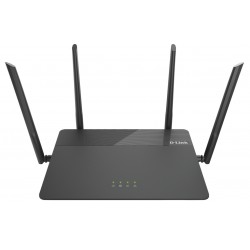 D-Link EXO AC1900 MU-MIMO wireless router Dual-band (2.4 GHz / 5 GHz) Gigabit Ethernet Black