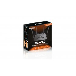 D-Link EXO AC2600 MU-MIMO wireless router Dual-band (2.4 GHz / 5 GHz) Gigabit Ethernet Black