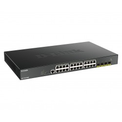 D-Link DGS-1250-28XMP network switch Managed L3 Gigabit Ethernet (10/100/1000) Black Power over Ethernet (PoE)