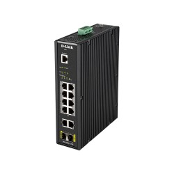 D-Link DIS-200G-12PS network switch Managed L2 Gigabit Ethernet (10/100/1000) Black Power over Ethernet (PoE)