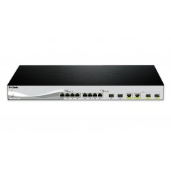 D-Link 10-port 10G SFP+ and 2-port 10GBASE-T/SFP+ Multi-Gigabit Smart Managed Switch