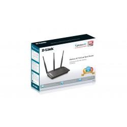 D-Link DIR-809 wireless router Dual-band (2.4 GHz / 5 GHz) Fast Ethernet Black