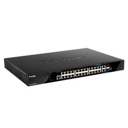 D-Link 28-Port Gigabit Stackable POE+ Smart Managed Switch with 2 x 10GBase-T & 2 x 10G SFP+