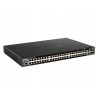 D-Link DGS-1520-52MP network switch Managed L3 10G Ethernet (100/1000/10000) Power over Ethernet (PoE) 1U Black