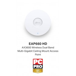 TP-Link Omada AX3600 Wireless Dual Band Multi-Gigabit Ceiling Mount Access Point