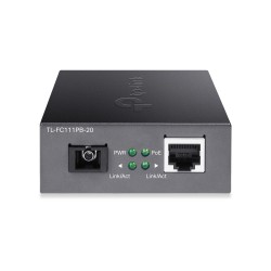 TP-Link 10/100Mbps WDM Media Converter with 1-Port PoE