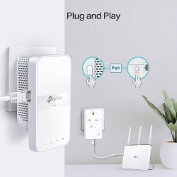 TP-Link TL-WPA7617 KIT PowerLine network adapter 1200 Mbit/s Ethernet LAN Wi-Fi White 2 pc(s)