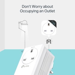 TP-Link TL-WPA7617 KIT PowerLine network adapter 1200 Mbit/s Ethernet LAN Wi-Fi White 2 pc(s)