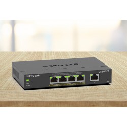 NETGEAR GS305EP Managed L3 Gigabit Ethernet (10/100/1000) Power over Ethernet (PoE) Black