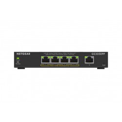 NETGEAR GS305EPP Managed L3 Gigabit Ethernet (10/100/1000) Power over Ethernet (PoE) Black