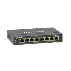 NETGEAR GS308EP Managed L2/L3 Gigabit Ethernet (10/100/1000) Power over Ethernet (PoE) Black