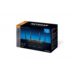 NETGEAR Nighthawk AX5 5-Stream AX4200 WiFi Router (RAX43) wireless router Gigabit Ethernet Dual-band (2.4 GHz / 5 GHz) Black