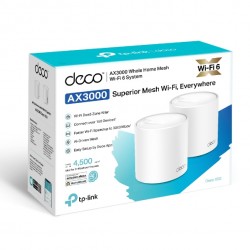 TP-Link AX3000 Whole Home Mesh WiFi 6 System, 2-Pack