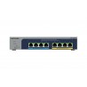 NETGEAR 8-port Ultra60 PoE++ Multi-Gigabit (2.5G) Ethernet Plus Switch Managed L2/L3 2.5G Ethernet (100/1000/2500) Power over Et