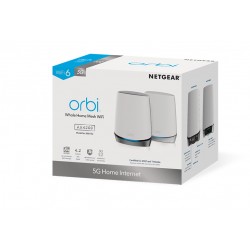 NETGEAR NBK752 wireless router Gigabit Ethernet Tri-band (2.4 GHz / 5 GHz / 5 GHz) 5G Grey