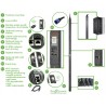 APC APDU9953 power distribution unit (PDU) 24 AC outlet(s) 0U Black