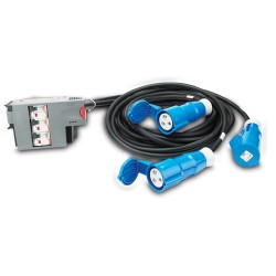 APC PDM2332IEC-3P30R-1 power distribution unit (PDU) Black, Blue