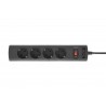 APC PZ42I-GR power distribution unit (PDU) 4 AC outlet(s) Black