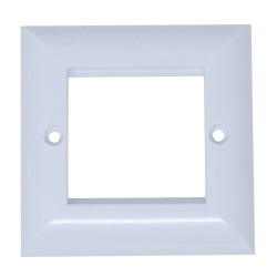 SingleGang CCS Elite Bevelled Euro Style Faceplate