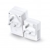 TP-Link TL-WPA4220 KIT PowerLine network adapter 300 Mbit/s Ethernet LAN Wi-Fi White 1 pc(s)
