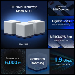 Mercusys AC1900 Whole Home Mesh Wi-Fi System