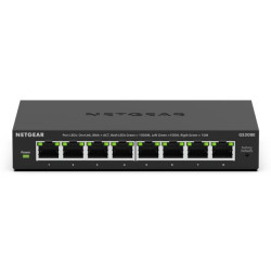 NETGEAR GS308E Managed L2/L3 Gigabit Ethernet (10/100/1000) Black