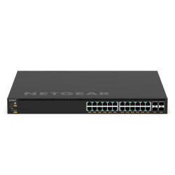 NETGEAR GSM4328-100AJS Managed L3 Gigabit Ethernet (10/100/1000) Power over Ethernet (PoE) 1U Black