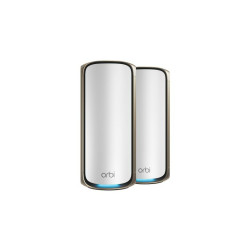 NETGEAR Orbi 970 Series Quad-Band WiFi 7, 2-Pack Quad-band (2.4 GHz / 5 GHz-1 / 5 GHz-2 / 6 GHz) Wi-Fi 6 (802.11ax) Grey 3 Inter