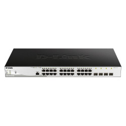 D-Link DGS-1210-28P/ME/B network switch Managed L2/L3 Gigabit Ethernet (10/100/1000) Power over Ethernet (PoE) 1U