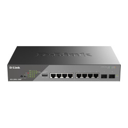 D-Link DSS-200G-10MP/B network switch Managed L2 Gigabit Ethernet (10/100/1000) Power over Ethernet (PoE) 1U Grey