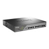 D-Link DSS-200G-10MP/B network switch Managed L2 Gigabit Ethernet (10/100/1000) Power over Ethernet (PoE) 1U Grey