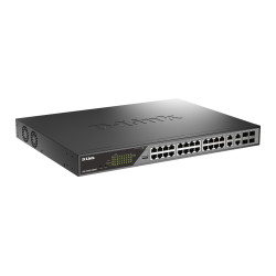 D-Link 28-Port Gigabit Ethernet PoE++ Surveillance Switch