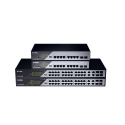 D-Link 28-Port Gigabit Ethernet PoE++ Surveillance Switch