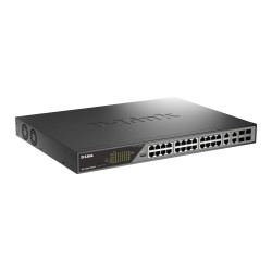 D-Link DSS-200G-28MP/E network switch Managed L2 Gigabit Ethernet (10/100/1000) Power over Ethernet (PoE) 1U Grey