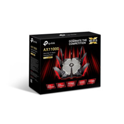 P-Link Archer AX11000 wireless router Gigabit Ethernet Tri-band (2.4 GHz / 5 GHz / 5 GHz) Black