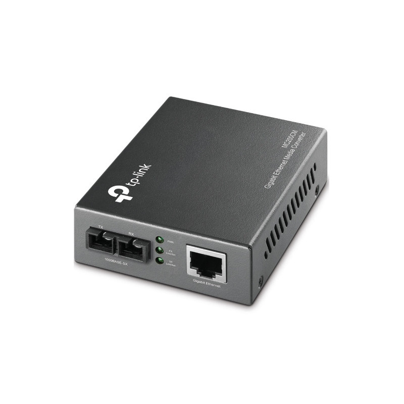 P-Link MC200CM network media converter 1000 Mbit/s 850 nm Multi-mode Black